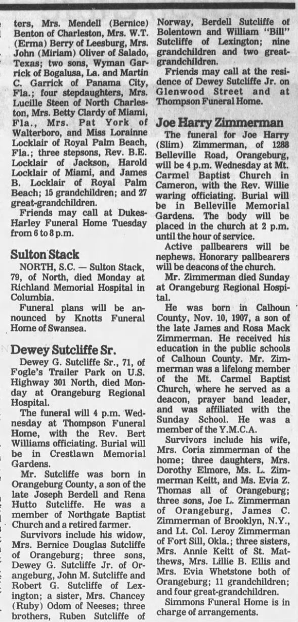 Clipping from The Times and Democrat